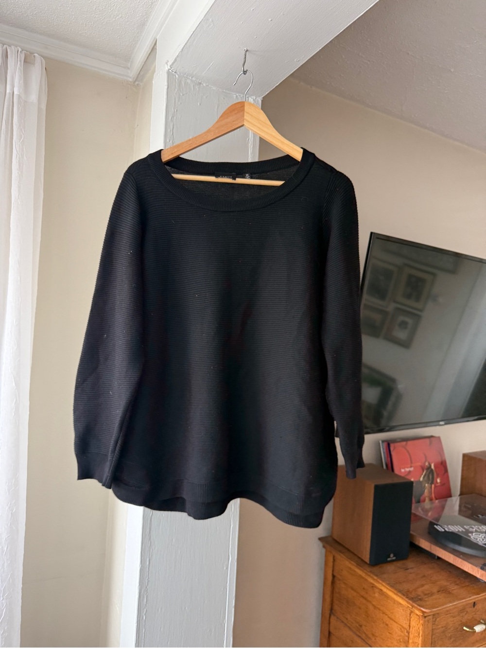 Cyrus Black Lightweight Knit Sweater Size 1X
